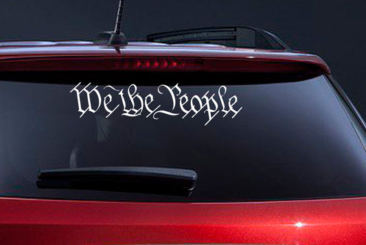 We The People Decal