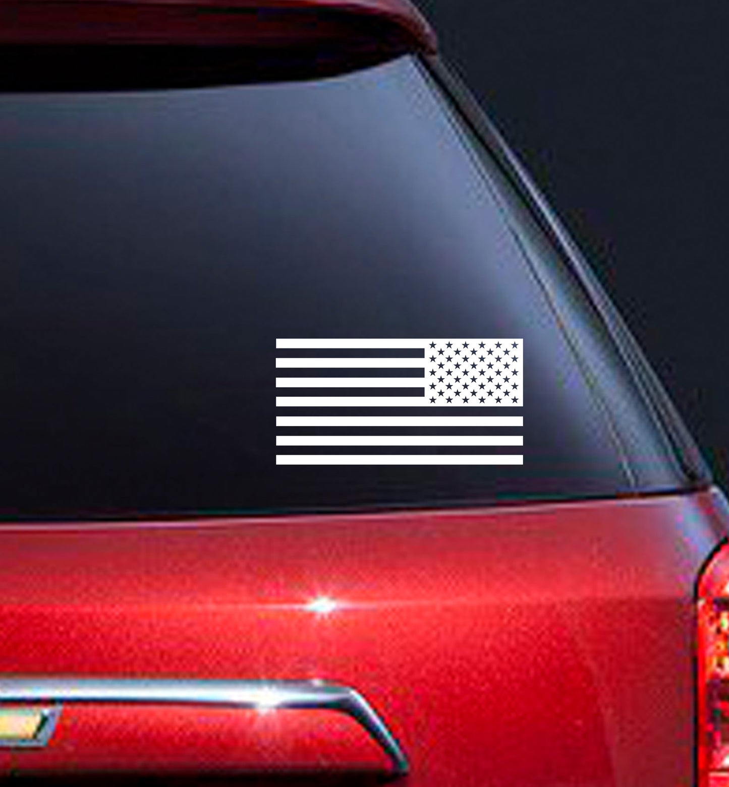 Subdued American Flag Decals (Set)