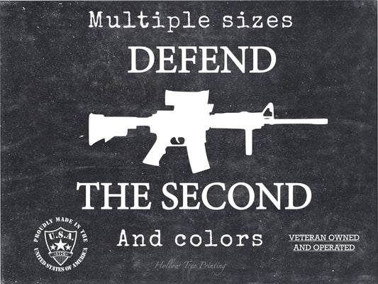 M4 Defend The Second Decal