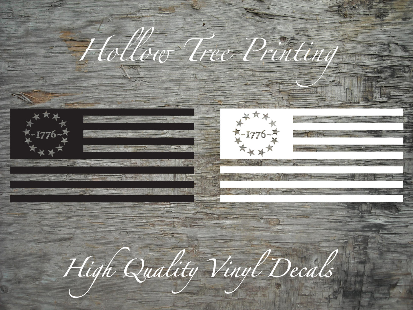 1776 Betsy Ross American Flag Decal
