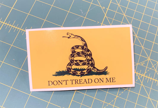 Gadsen Flag Don't Tread On Me Sticker