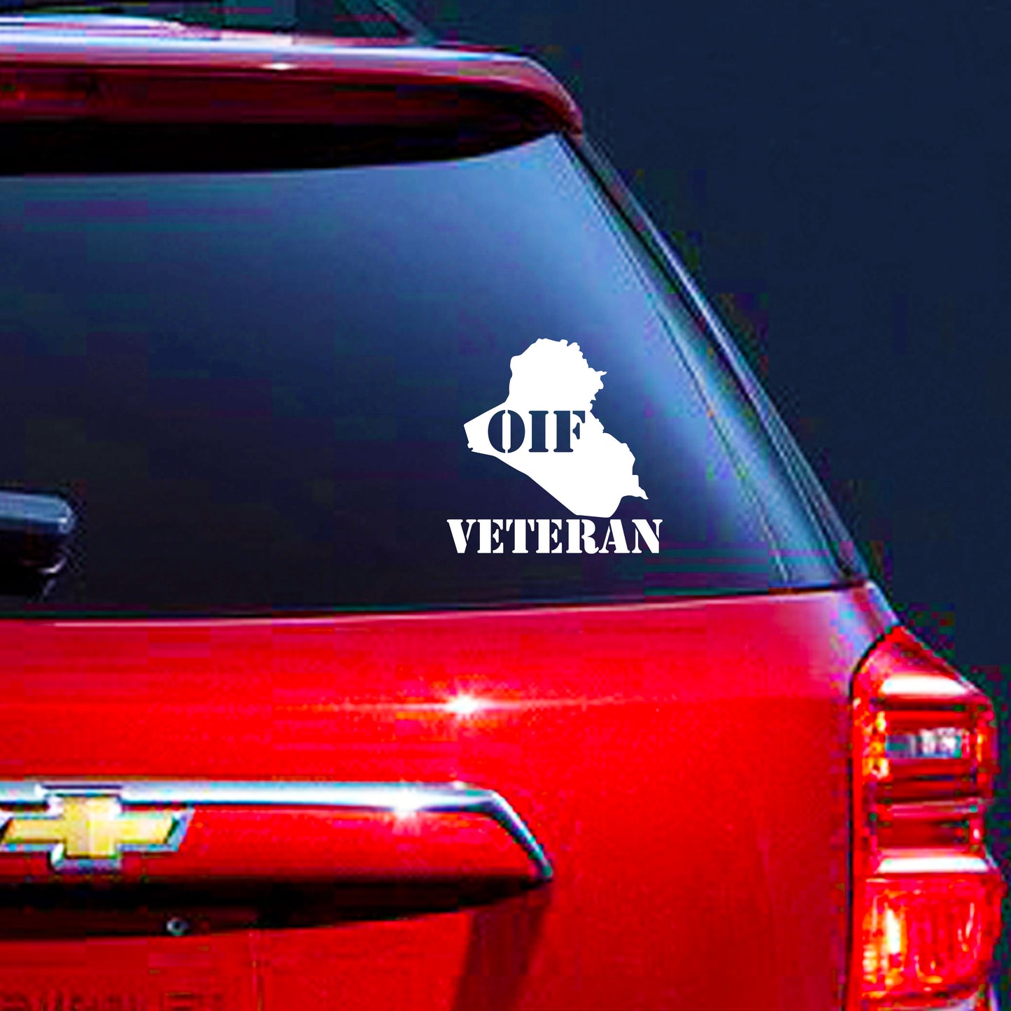 OIF Veteran (Operation Iraqi Freedom) Decal