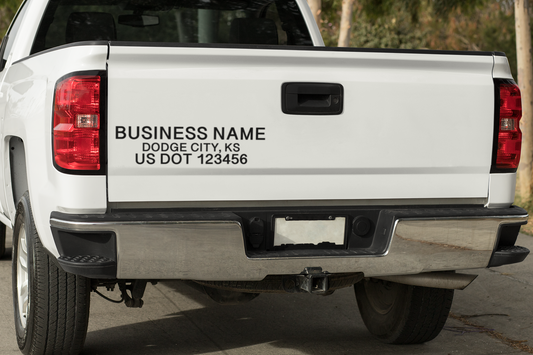 Three Line Custom Vehicle Decal