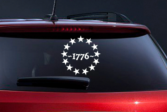 1776 Circle of Stars Decal