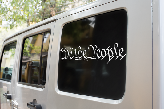 We The People Decal